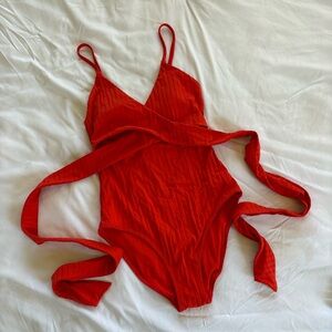 Aerie Wrap One Piece Swimsuit